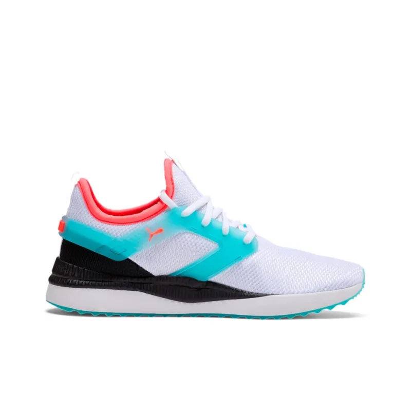 PUMA Pacer Next Excel Translucent Anti-Slip Wear-Resistant Low-Top Casual Shoes Women's White-1