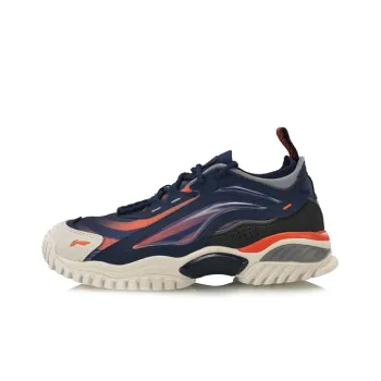 LiNing Aurora Skywalk Anti Slip Wear Resistant Low Top Sports Casual Shoes Men's Blue