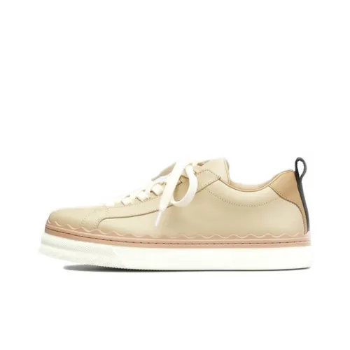 Chloé Casual Shoes Women's Low-Top Beige