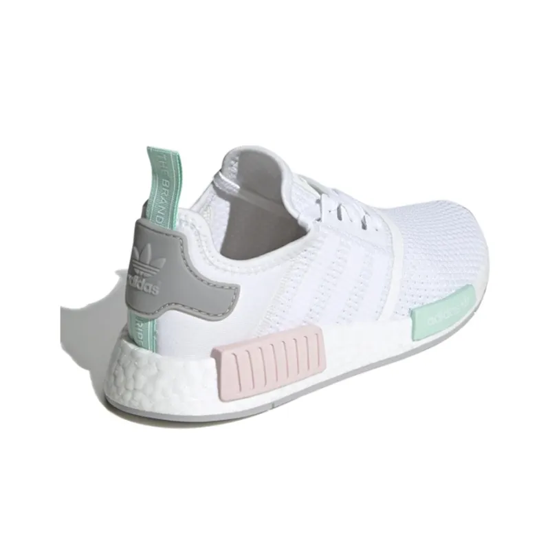 Adidas Nmd R1 White Grey Mint Women's-2