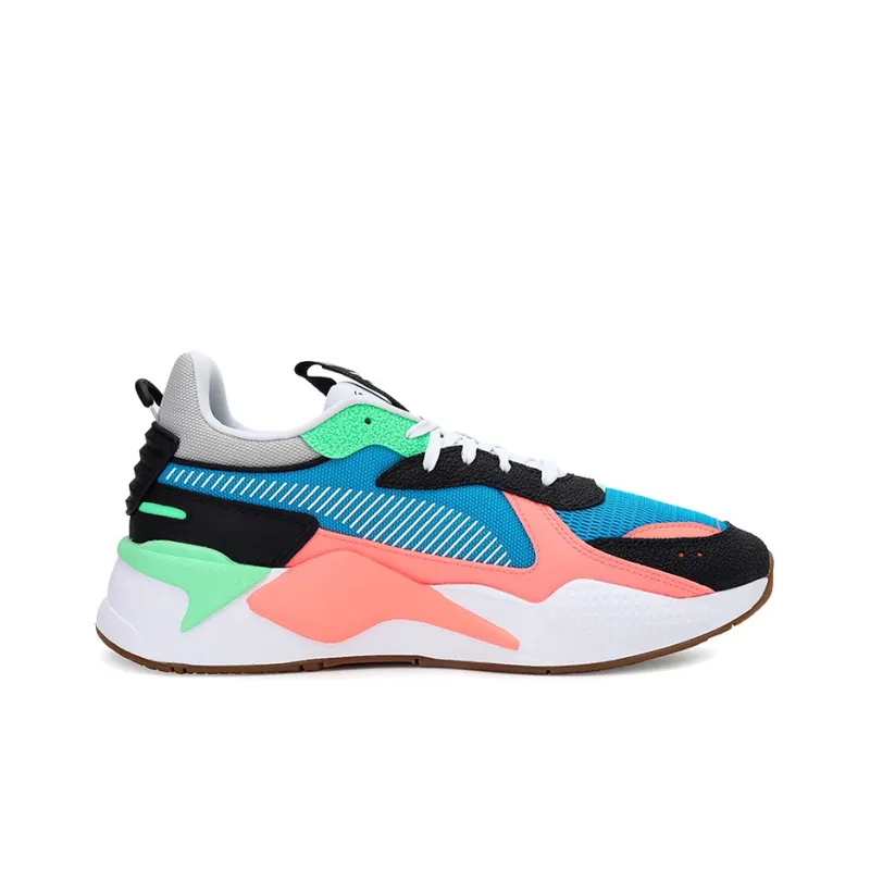 PUMA RS-X Hard Drive Low-Top Casual Shoes Unisex White Blue Orange-1