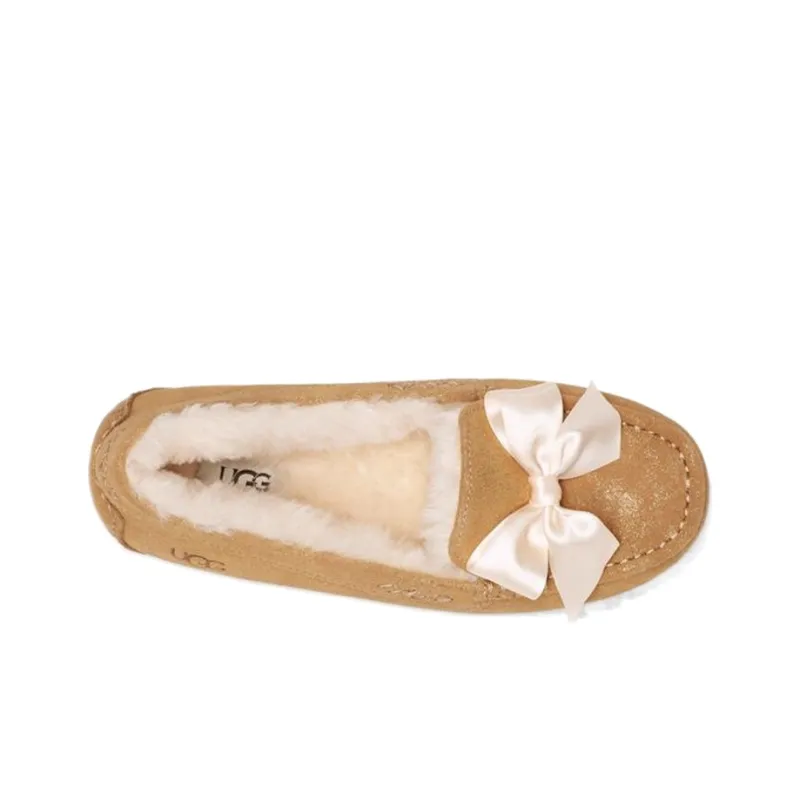 UGG Ansley Bow Glimmer 'Chestnut' Women's-3