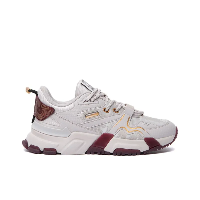 GUGONG·BAOYUNLOU x LiNing 001 Journey Anti Slip Wear Resistant Low Top Sports Casual Shoes Women's Gray Purple-1