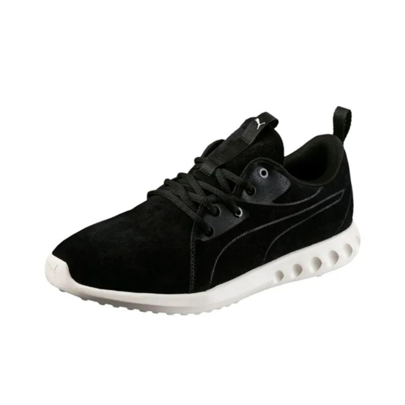 PUMA Carson 2 Moulded Suede Breathable Lightweight Mid-Top Athletic Shoes Women's Black-1