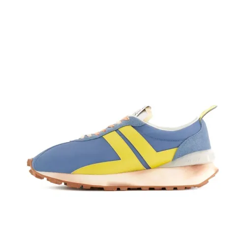 Lanvin Bumpr Casual Shoes Women's Low-Top Blue/Yellow