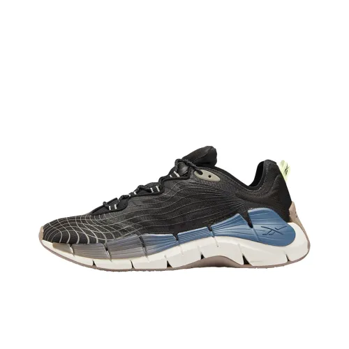 Reebok Zig Kinetica Casual Shoes Unisex Low-Top Black/Blue/White