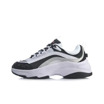 LiNing Aurora WindWalker Anti Slip Wear Resistant Low Top Sports Casual Shoes Women's Black White