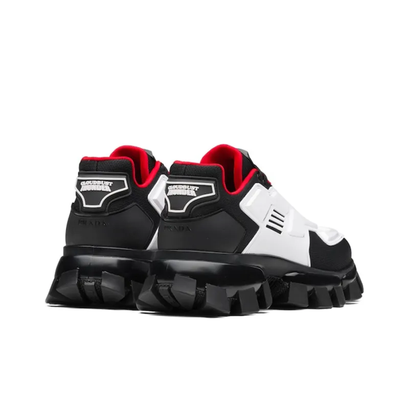 PRADA Cloudbust Thunder Sneakers White Black-3