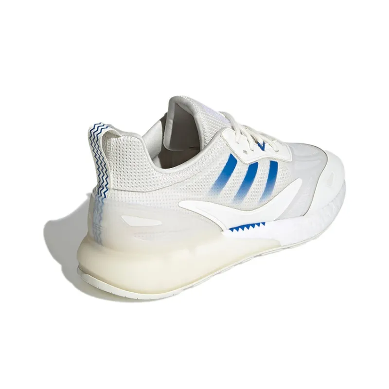 Adidas Zx 2K Boost 2.0 Cloud White Off White Blue Bird-3