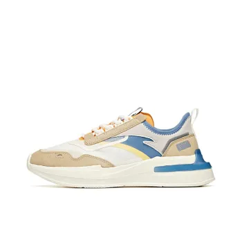 ANTA Casual Shoes Men Low Top Ivory White/Malt Light Brown/Shade 1 Gray