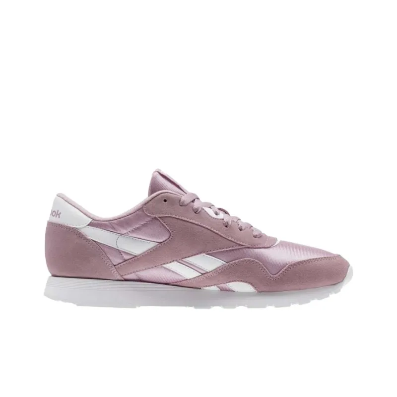 Reebok Classic Nylon Casual Shoes Men Low-Top Pink-1