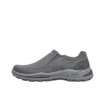 Skechers Arch Fit Motley Slip on Shoes Grey