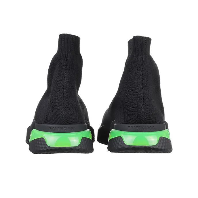 Balenciaga Speed Sneaker 'Clearsole Black Fluo Yellow'-4