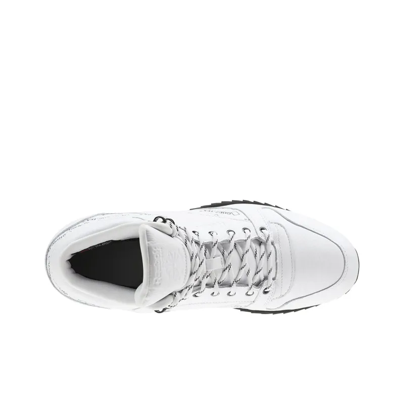 Reebok Classic Leather Mid Ripple Gtx Running Shoes White-3