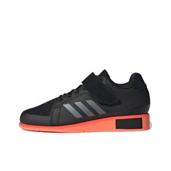 Adidas Power Perfect 3 Weightlifting Anti-Slip Wear-Resistant Low-Top Casual Shoes Men's Black Red