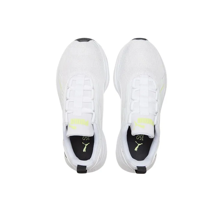 PUMA Disperse Xt Low Top Running Shoes White/Black/Yellow Women's-3