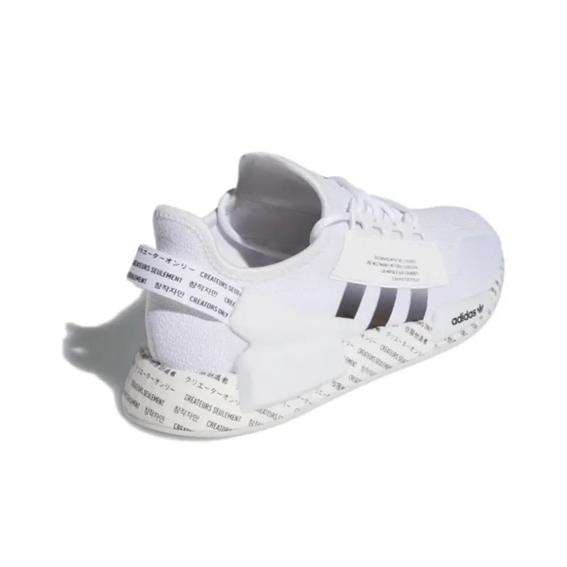 Adidas Originals Nmd R1 V2 Script White-3
