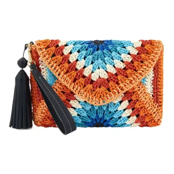 Anya Hindmarch Raffia Clutch Women's Multicolor