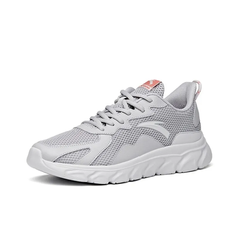 Anta Cushioning, Abrasion Resistant, Breathable, Lightweight Low Top Casual Shoes Men's Gray-2
