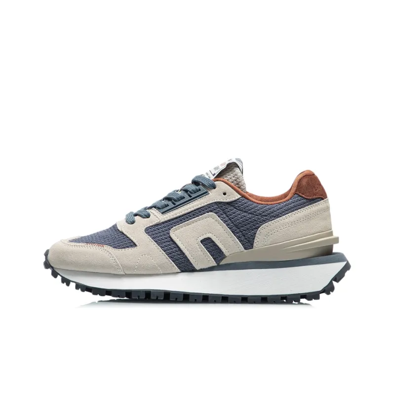 LINING CF Casual Shoes Men Low Top Dull Gray/Pale Antique Yellow-0