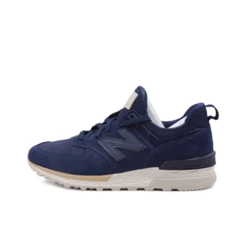 New Balance 574 Navy White Tan