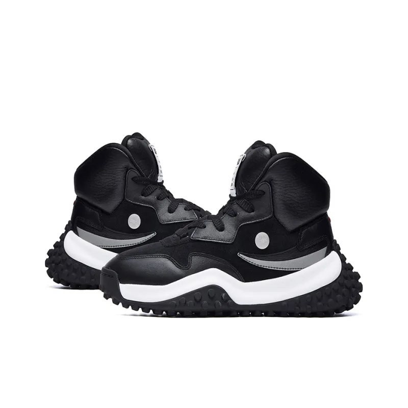 Mihara x FILA FM-2 2 Cushioning Anti-Slip And Wear-Resistant High-Top Athletic Shoes Women's Black-3