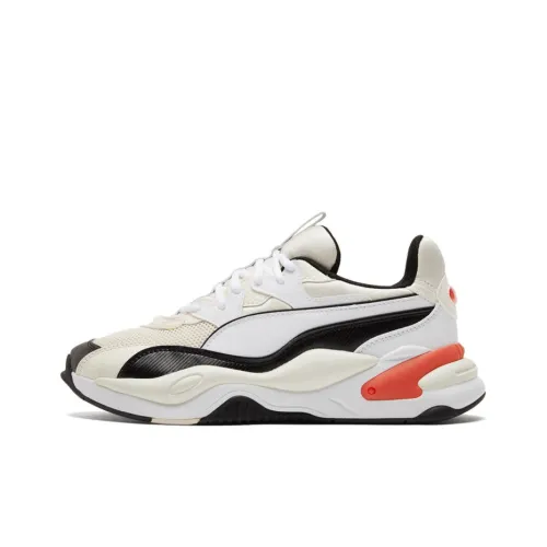 PUMA RS-2K Casual Shoes Unisex Low-Top White/Black/Orange