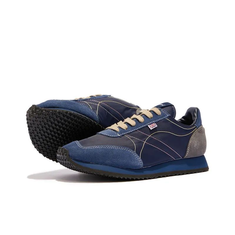 Norman Walsh TDL Cushioning Abrasion Resistant Balance Lightweight Low Top Casual Shoes Unisex Navy Blue & Asphalt Gray-2