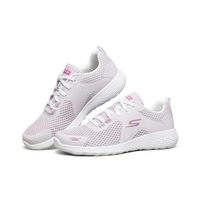 Skechers Go Walk Cool Running Shoes Pink/White Women's-2