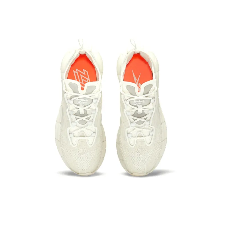 Reebok Zig Kinetica 2 Chalk Orange Flare Women's-4