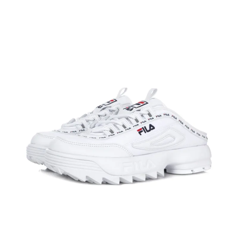 FILA Platform Shoes White Women's-1
