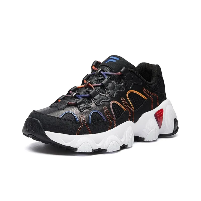 FILA Jagger Retro Running Shoes Black/Orange-1