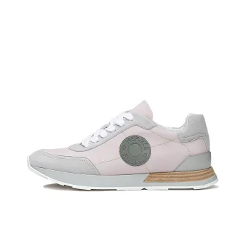 HERMES Drive Low Top Casual Shoes Women's Pink Gray