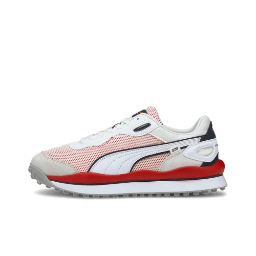 PUMA Red Bull Casual Shoes Men Low-Top Red/White/Gray/Black