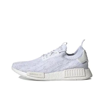 Adidas Originals Nmd R1 Primeknit Cloud White Glitch Camo