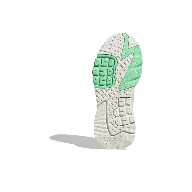 Adidas Originals Nite Jogger 'White Yellow Green' Women's-5