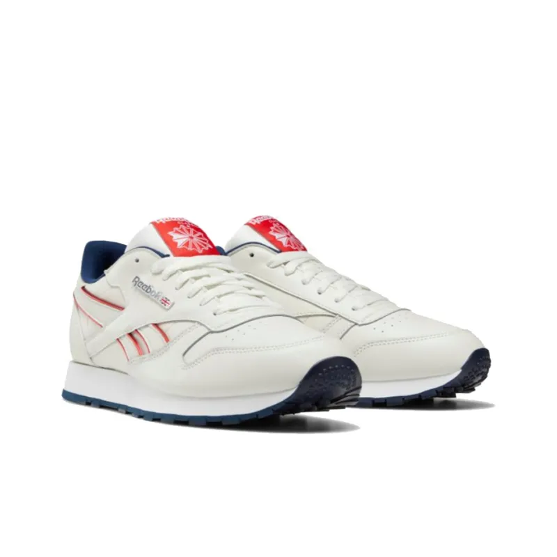 Reebok Classic Leather 'Chalk Navy Red'-2