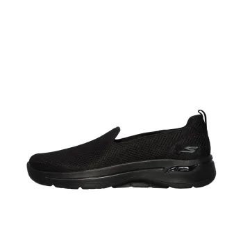 Skechers Go Walk Arch Fit Abrasion Resistant Slip Resistant Low Top Casual Shoes Women's Black