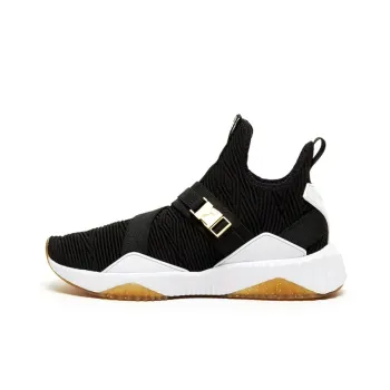 PUMA Defy Varsity Mid Shoes Black/White Women's