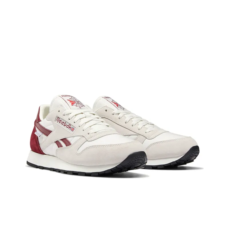 Reebok Classic Leather Gtx Chalk Collegiate Burgundy-2