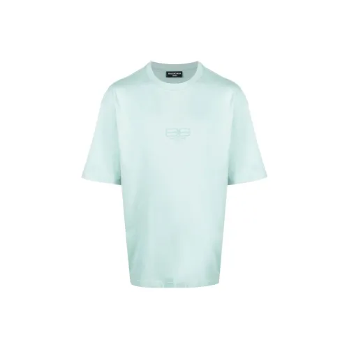 Balenciaga T-Shirts Unisex Light Blue