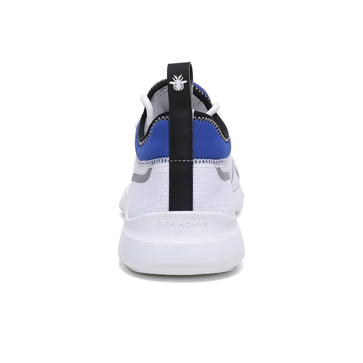 DIOR B21 Neo Cushioning Anti-Slip And Wear-Resistant Low-Top Casual Shoes Men's White Blue-4