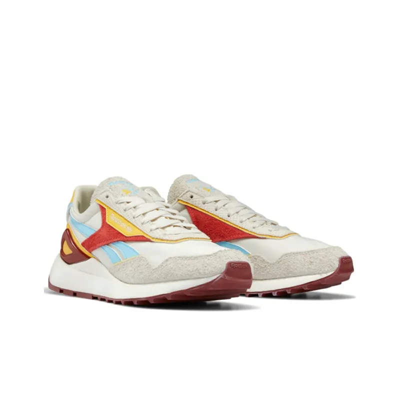 Reebok Classic Leather Legacy AZ Casual Shoes Unisex Low Top Gray/Yellow-2