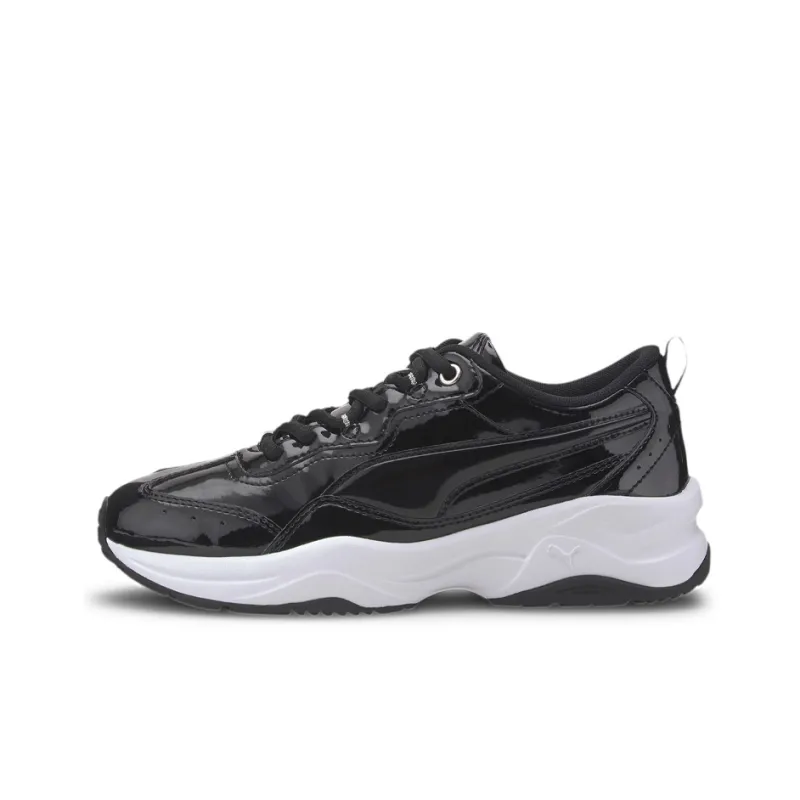 PUMA Cilia Casual Shoes Women's Low-Top Black/White-0