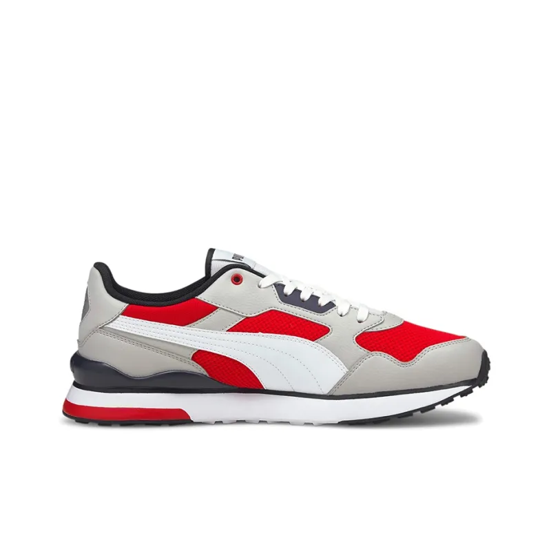 PUMA R78 FUTR Casual Shoes Men Low Top Gray/Black/White/Red-1