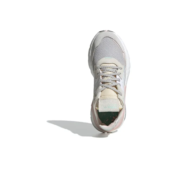 Adidas Nite Jogger White Mint Pink Women's-4