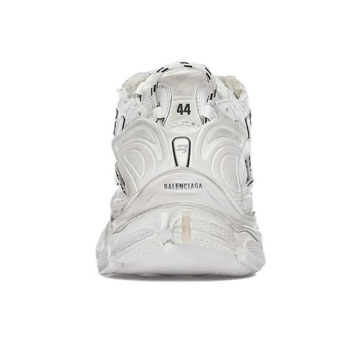 Balenciaga Runner Sneakers 'White Mesh And Nylon'-3