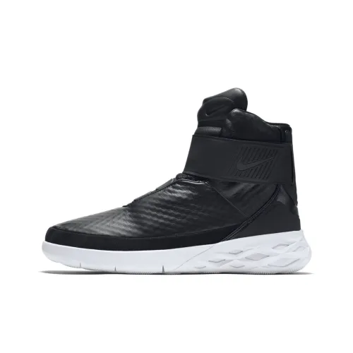 Nike Swoosh Casual Shoes Men High-Top Black/Black/White