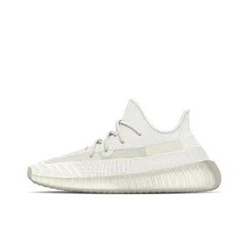 Adidas Originals Yeezy Boost 350 V2 Breathable Low Top Casual Shoes Unisex Bright White Color Changing