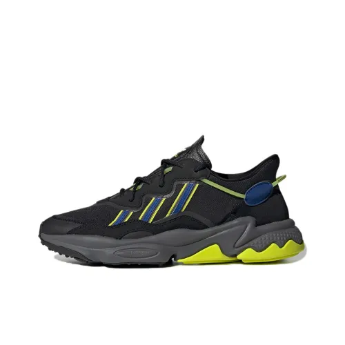 Adidas Originals Ozweego Series Casual Shoes Men Low-Top Black/Gray/Yellow